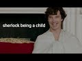 sherlock being a child for 2 minutes and 12 seconds