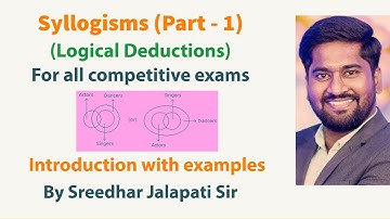 Logical Deductions (Syllogism) Part - 1 | Introduction