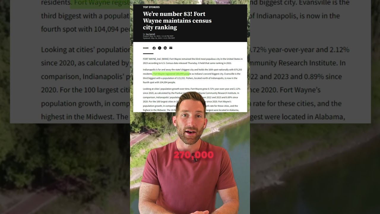 Big news for Fort Wayne, Indiana! 