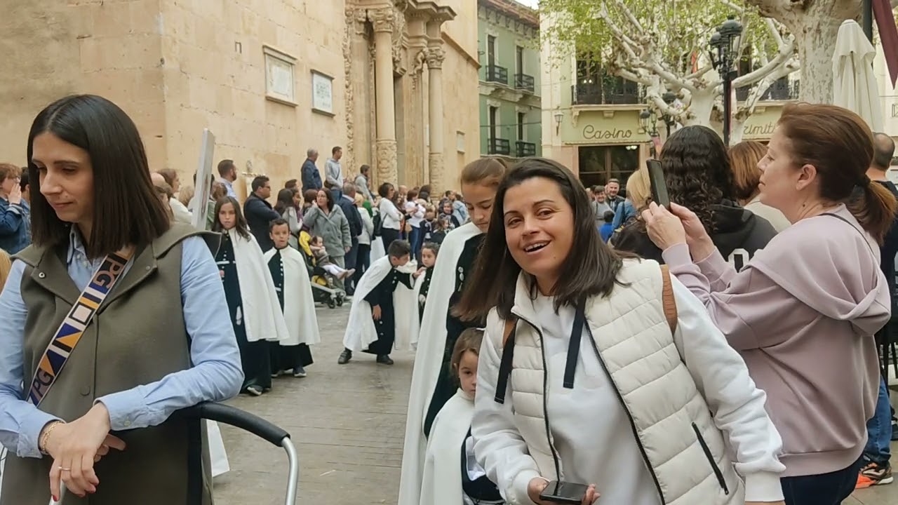 Telenegro - 1 Procesión Infantil Semana santa de aspe, sábado 23 de marzo 2024 ( aspe) Alicante.