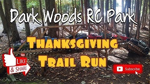Epic Thanksgiving Woods Crawl #traxxas #axial #redcat #rcparklife #rctrail #rccrawler #rcscale #rc