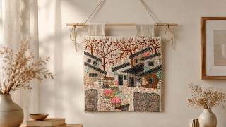 Turn Fabric Scraps into a Beautiful Wall Hanging | Slow Stitch Tutorial