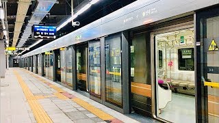 서울지하철 6호선 신내역 진입,발차 / Seoul Line6. Sinnae station
