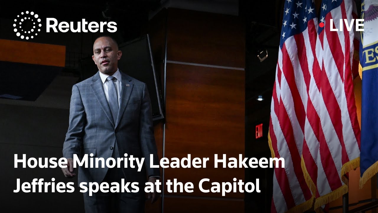 LIVE: House Minority Leader Jeffries speaks at the Capitol