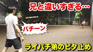 ライパチの弟は４番捕手の野球エリート…爆音キャッチング！兄との違いを見せつける。