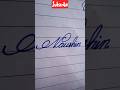 Naushin name write in cursive writing cursivewritingbeautifulwritingyoutubeshorts