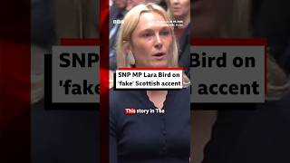 The SNP MP's accent has been the subject of intense online scrutiny. #BBCNews