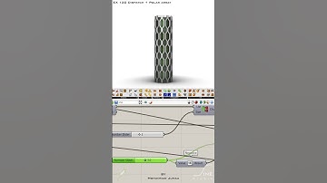 Grasshopper - EX 120 - Dispatch + Polar array
