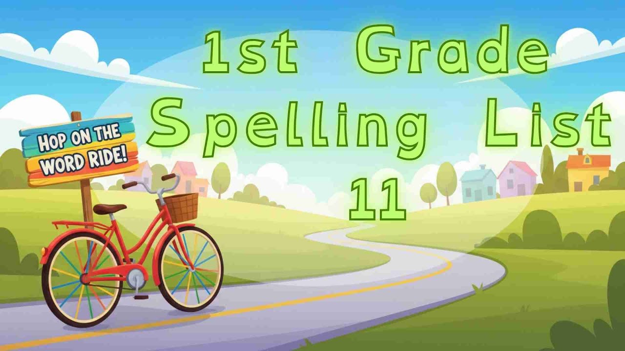 1st Grade Spelling Words | Bike, Hike, Like | Fun Spelling Song & Animation