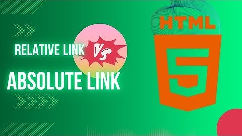 Relative Link(URL )and Absolute link(URL ) in HTML #html5 #interview
