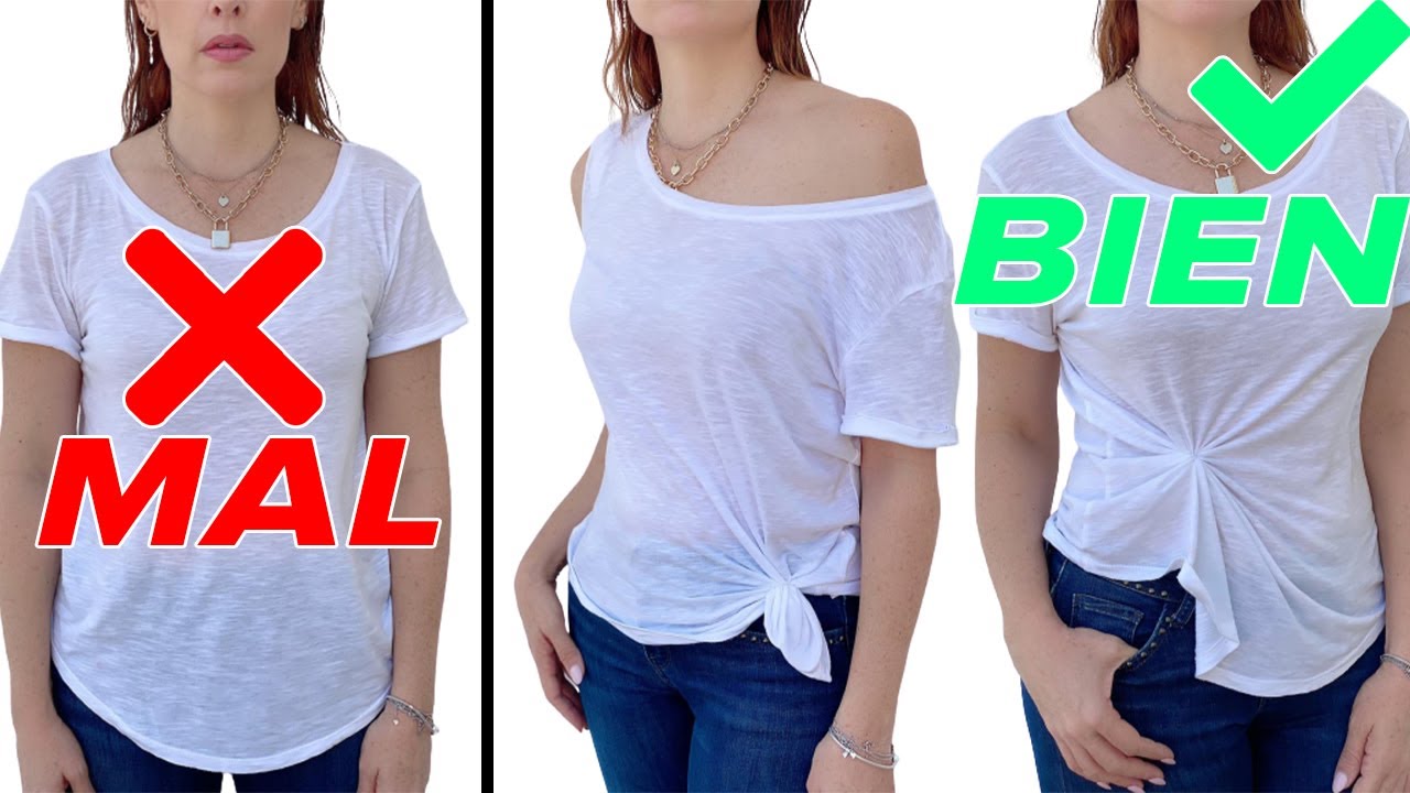 10 IDEAS ELEGANTES PARA USAR UNA PLAYERA BLANCA - YouTube