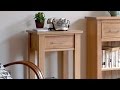 Rivermead Oak Telephone Table - PineSolutions Rivermead Oak Telephone Table - PineSolutions
