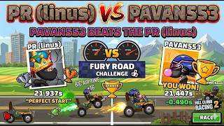 PR linus VS PAVAN553 FURY ROAD CHALLENGE PR linus LOST TO PAVAN553 Hill Climb Racing 2