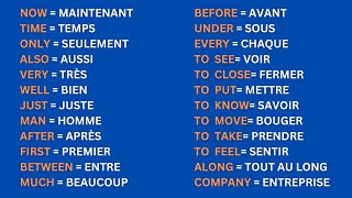 100 Mots les plus utilisés en Anglais / 100 Most used words in English Part 1 screenshot 5