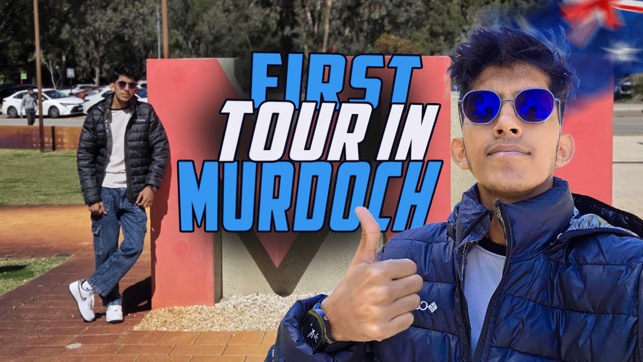 🎓 First Campus Tour at Murdoch University Perth | Student Life in Australia 🇦🇺