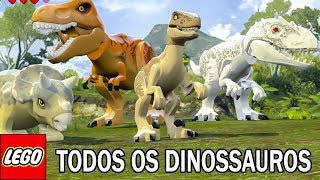 TODOS OS DINOSSAUROS do LEGO Jurassic World