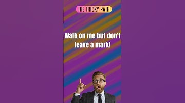 👣 The Tricky Path Riddle | Can You Crack It? #shorts  #riddles #footsteps #shorts #brainteaser