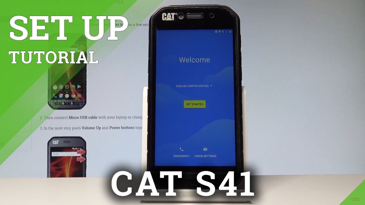 How To Set Up Cat S41 Activation Configuration Hardreset Info Youtube