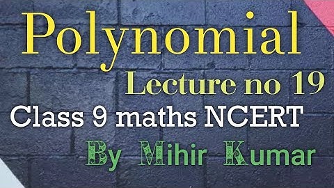 Polynomial Chapter no 2 mathematics/class 9 Maths /ex 2.4 question no 5/identities/ by Mihir Kumar