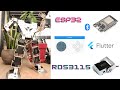Humanoid robot with esp32 and flutter