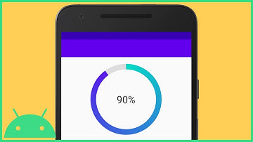 Circular Determinate ProgressBar with Background and Text - Android Studio Tutorial