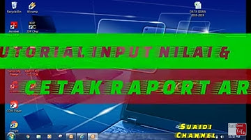 CARA INPUT NILAI ARD DAN CETAK RAPORT