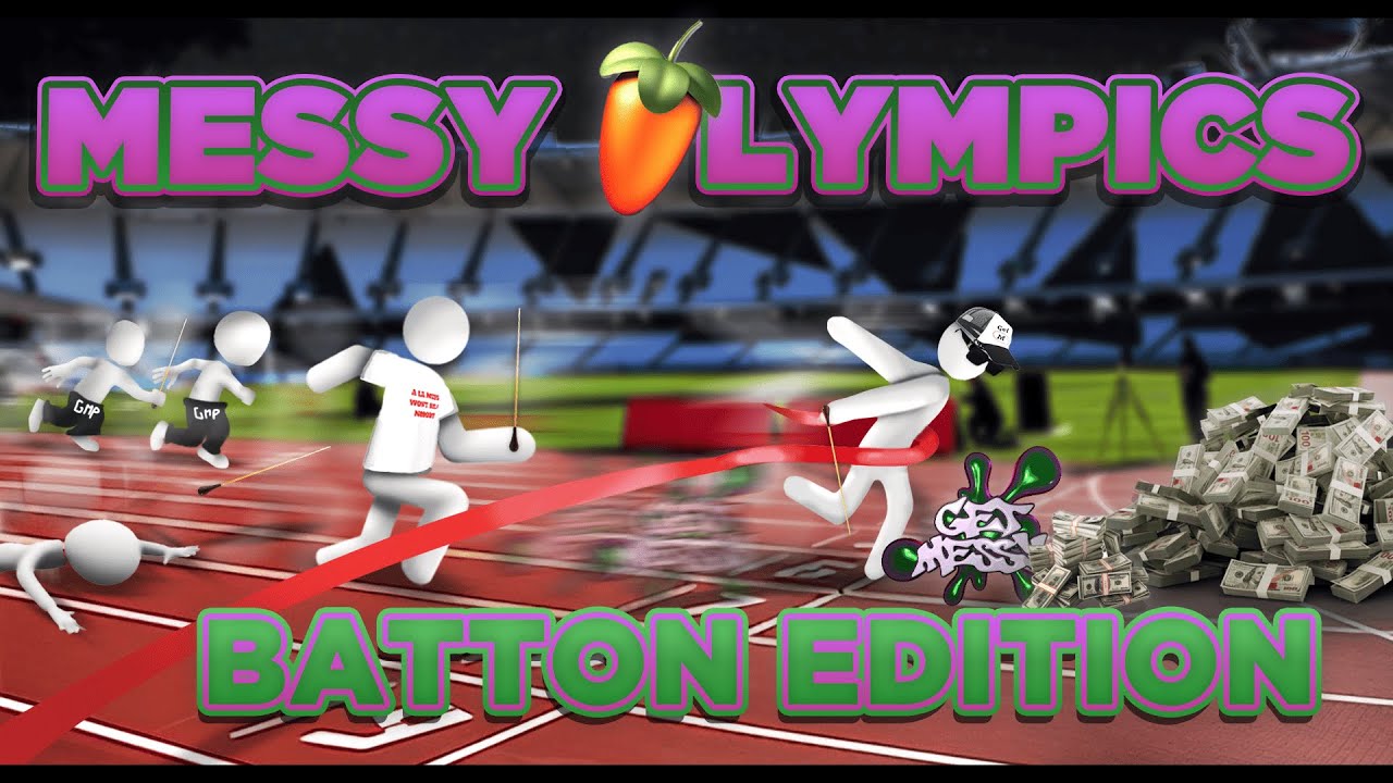 THE MESSY OLYMPICS - 10 Producers going thru CHALLENGES, cooking up ON THE SPOT (Batton Edition)