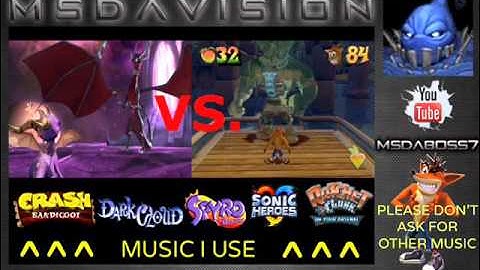 Cynder Damage - Wrath of Cortex/LoS: A New Beginning Mix