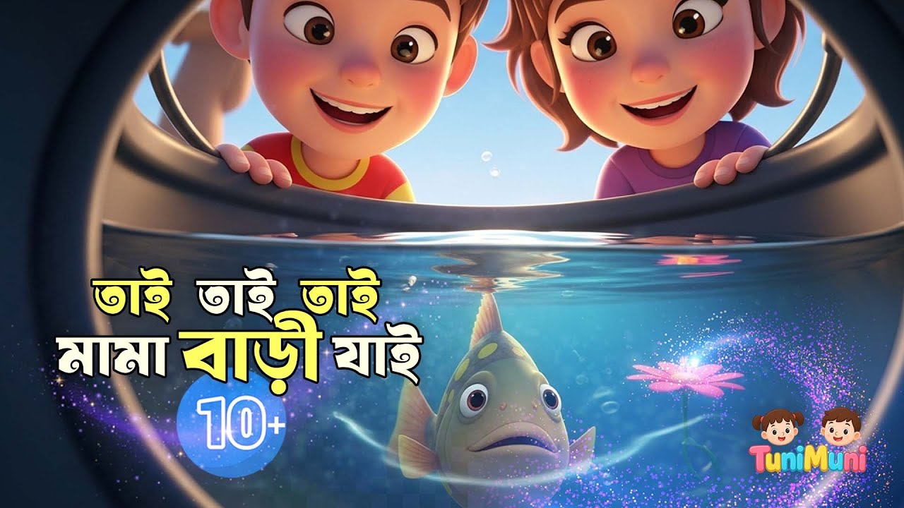 তাই তাই তাই মামা বাড়ি যাই | ১২টি জনপ্রিয় বাংলা ছড়া | Bangla Nursery Rhymes Collection | TuniMuni