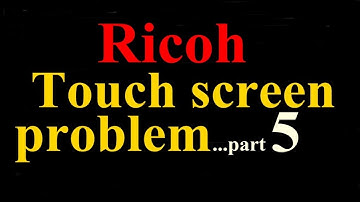 Ricoh Copier Touch Screen Display Panel Problem Part 5 ...$97.95 2019
