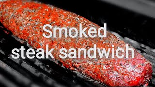 Smoked steak sandwich ساندويش الستيك المدخن