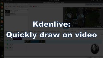 Kdenlive: draw on screen