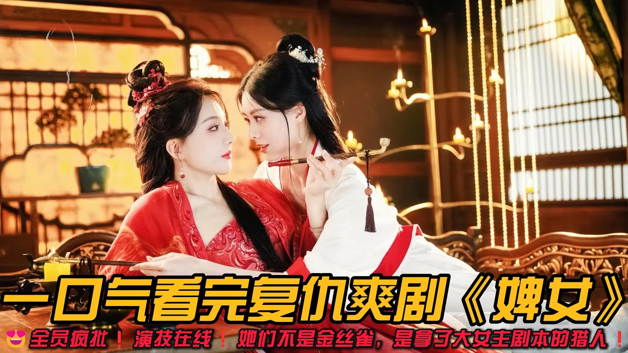 😍全员疯批❗演技在线❗她们不是金丝雀，是拿了大女主剧本的猎人❗一口气看完复仇爽剧《婢女》#复仇 #古装剧