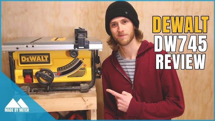 tusind Og hold Minimer Getting The Most Out of Your DeWalt DW745 Jobsite Saw - YouTube