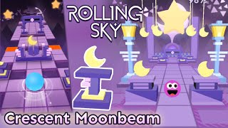 Moment Of Tranquility Rolling Sky - Crescent Moonbeam
