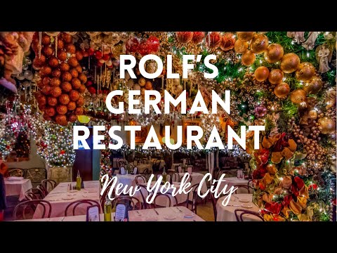 Inside ROLF’S GERMAN RESTAURANT & BAR, New York City’s most Christmassy restaurant