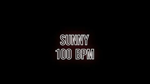 Sunny Backing Track - 100 bpm