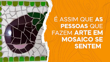 O que mais chama a sua atenção ao observar uma obra em mosaico como as apresentadas nas atividades anteriores por quê?