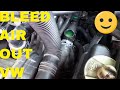 How To Bleed Air Out Of A Volkswagen Cooling System