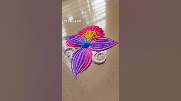 Easy and simple Rangoli design || Diwali Rangoli #rangoli #rangolishorts
