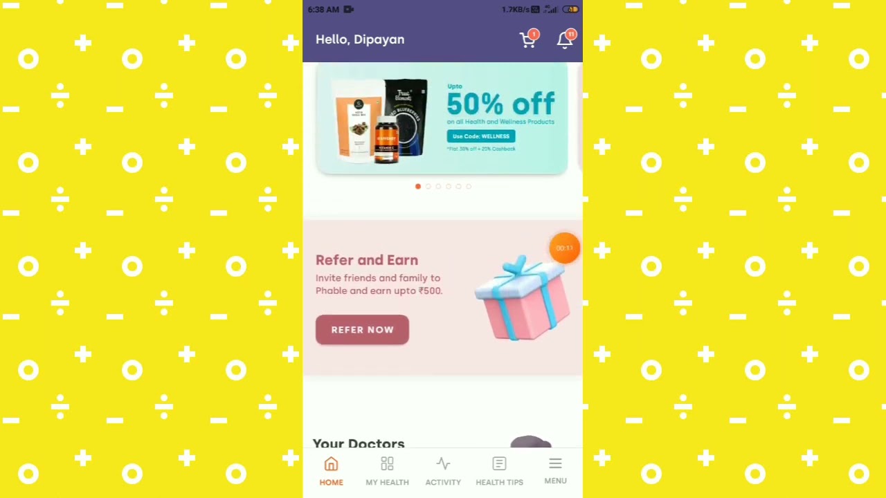 PHABLE APP REFERRAL CODE - MOTUZY