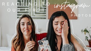 REACTING TO OUR FIRST INSTAGRAM PHOTOS | Lesbian Couple | Allie and Sam