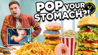 Food Theory: Can Eating Too Much Pop Your Stomach?