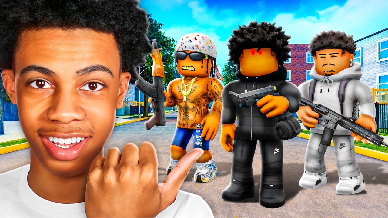 I JOINED the MOST DANGEROUS GANG in Roblox Hood Game..