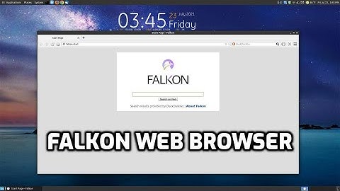 Falkon Web Browser