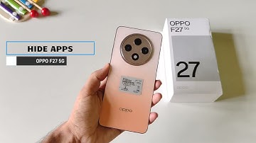 How to hide apps in Oppo F27 5g / App hide setting Oppo F27 5g
