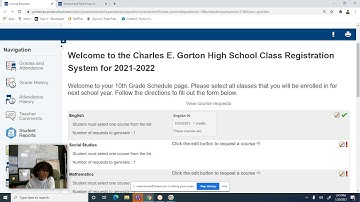 Directions for Students to Register for Classes in PowerSchool