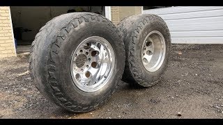 Refinishing a set of Aluminum Micky Thompson Wheels.