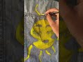 Hand painted a Denim Jacket. (Watch it till the end) #fabricpainting #shorts