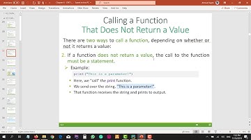 CPIT110 Chapter 6 (#74): 6.3 Calling a Function - Part 1 of 2